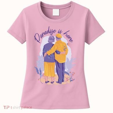 Paradise Is Here Alder Couple Women's T-Shirt