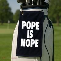 Pope Is Hope Golf Towel thumb 2