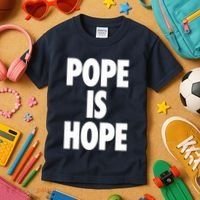 Pope Is Hope Kids T-Shirt thumb 3