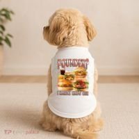 Pounder I Hardly Know Her Funny Unhinged Hamburger Meme Doggie Tank thumb 2