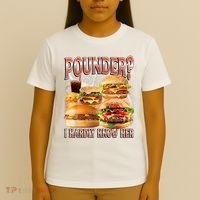 Pounder I Hardly Know Her Funny Unhinged Hamburger Meme T-Shirt thumb 4