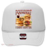 Pounder I Hardly Know Her Funny Unhinged Hamburger Meme Hat thumb 0