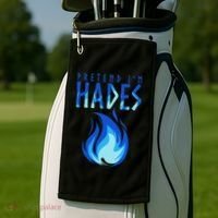 Pretend I'm Hades Greek Mythology Greek Life Myth Golf Towel thumb 2