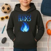 Pretend I'm Hades Greek Mythology Greek Life Myth Kids Hoodie thumb 2