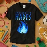 Pretend I'm Hades Greek Mythology Greek Life Myth Kids T-Shirt thumb 3
