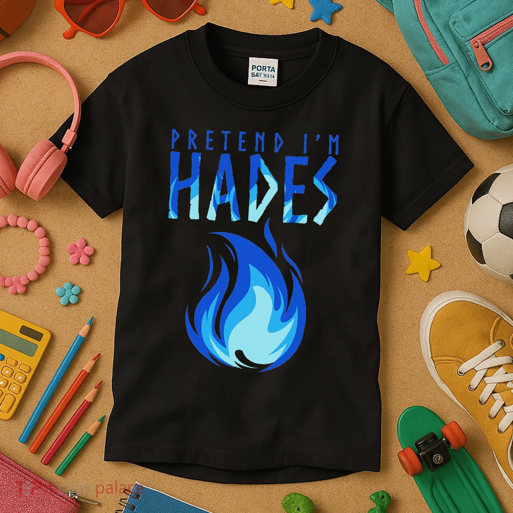 Pretend I'm Hades Greek Mythology Greek Life Myth Kids T-Shirt