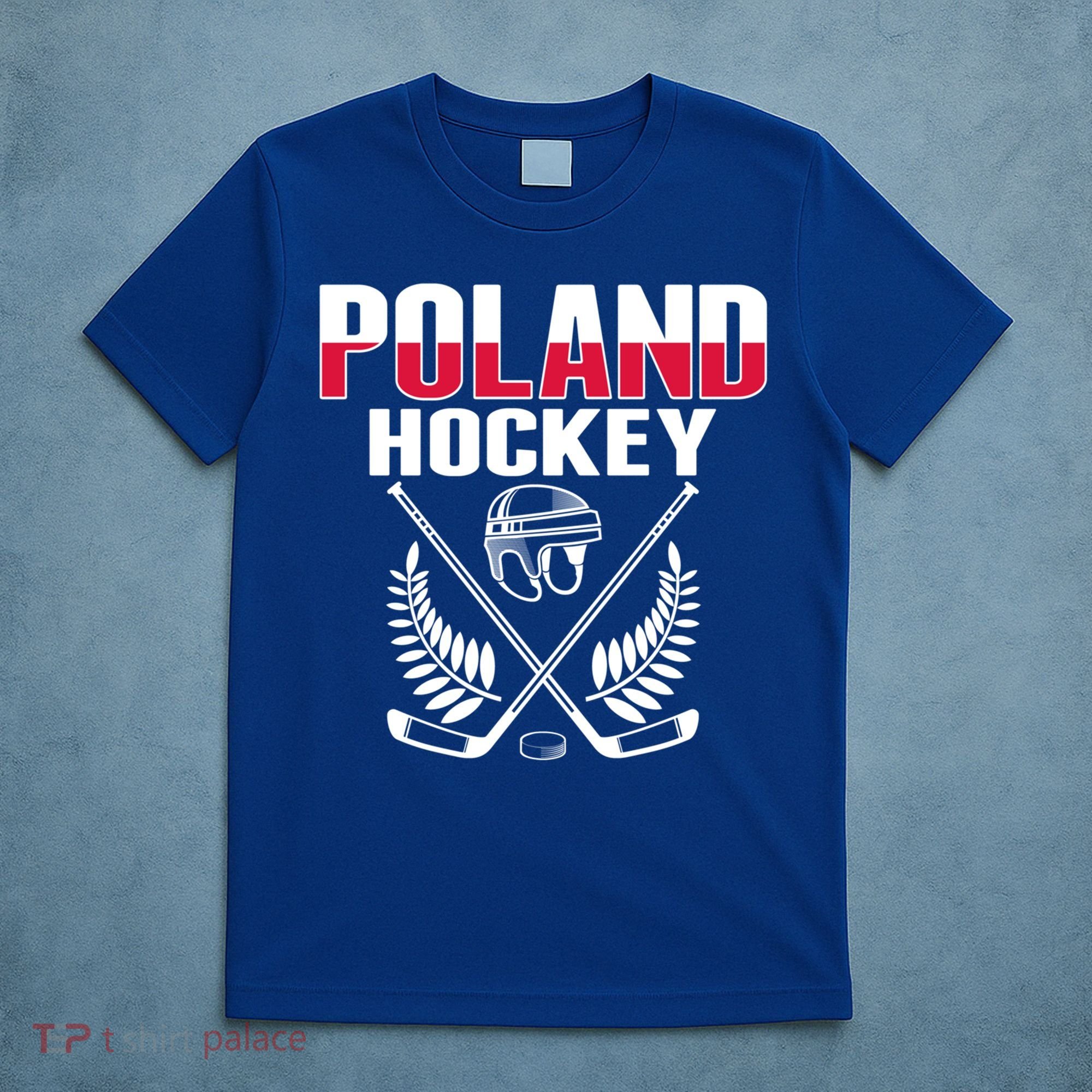 Poland Ice Hockey Fans Jersey Polish Hockey Team Supporter Gift T-Shirt