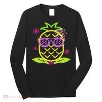 Pineapple In Hawaii S Luau Party Pineapple For A Hawaiian Party  Long Sleeve Shirt thumb 0
