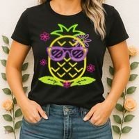 Pineapple In Hawaii S Luau Party Pineapple For A Hawaiian Party  Women's T-Shirt thumb 2