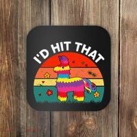 Pinata Id Hit That Cinco De Mayo Funny Mexican Coaster thumb 0