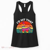 Pinata Id Hit That Cinco De Mayo Funny Mexican Women's Tank Top thumb 0