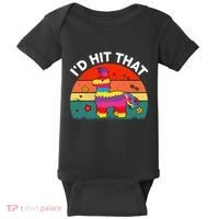 Pinata Id Hit That Cinco De Mayo Funny Mexican Baby Bodysuit thumb 0