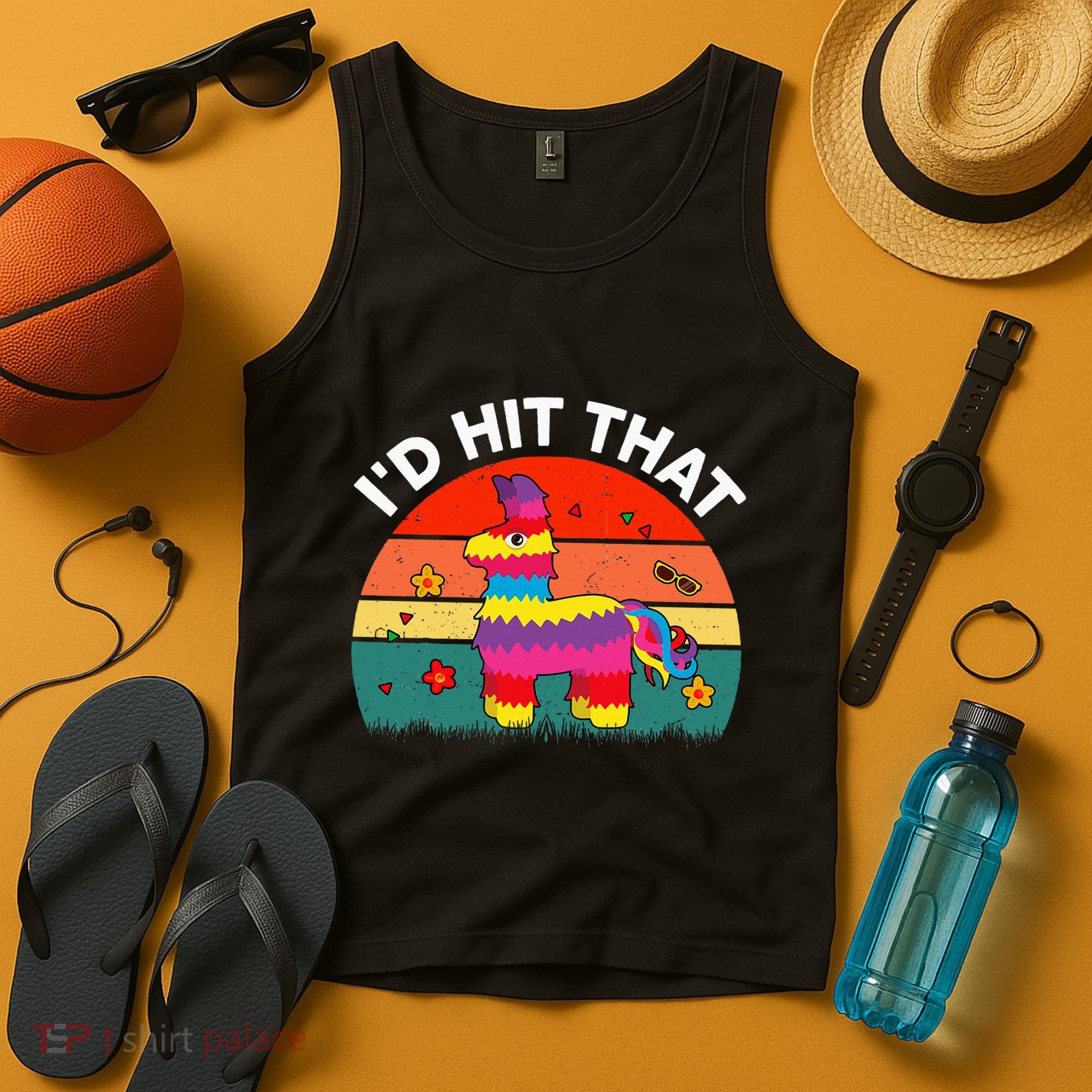 Pinata Id Hit That Cinco De Mayo Funny Mexican Tank Top
