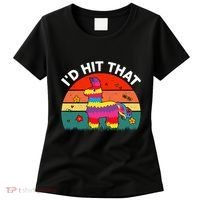 Pinata Id Hit That Cinco De Mayo Funny Mexican Women's T-Shirt thumb 0