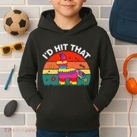 Pinata Id Hit That Cinco De Mayo Funny Mexican Kids Hoodie thumb 2