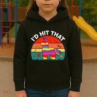Pinata Id Hit That Cinco De Mayo Funny Mexican Kids Hoodie thumb 3