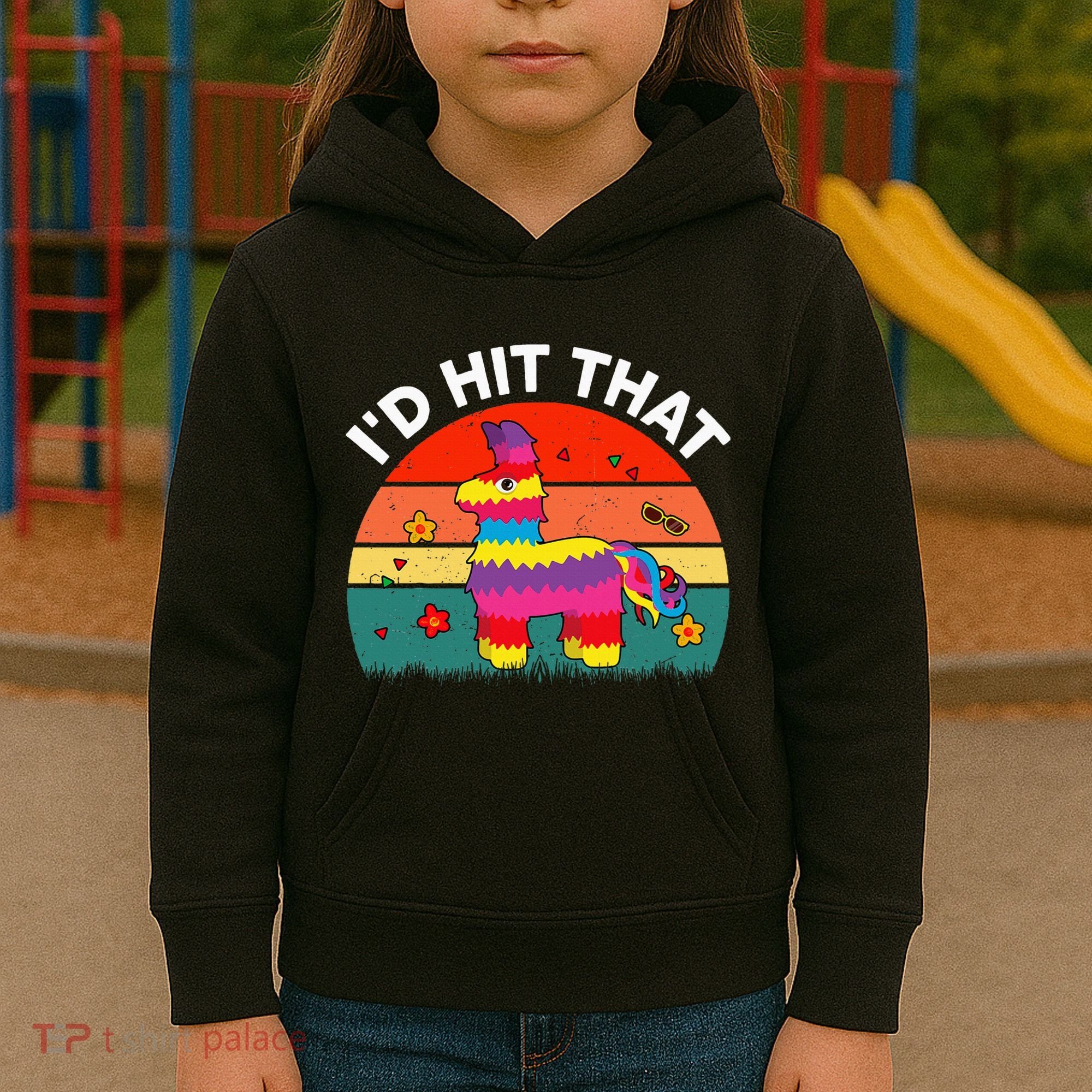 Pinata Id Hit That Cinco De Mayo Funny Mexican Kids Hoodie