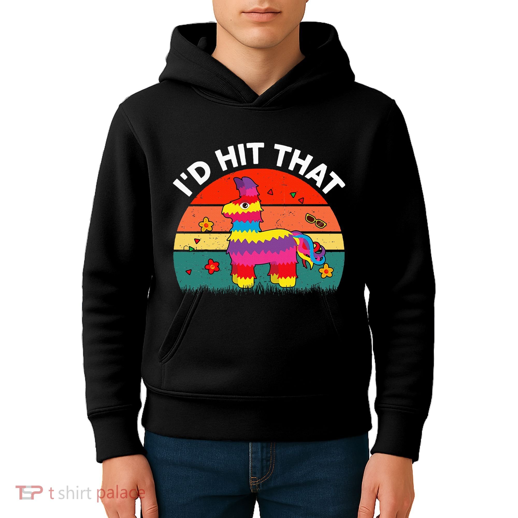 Pinata Id Hit That Cinco De Mayo Funny Mexican Kids Hoodie