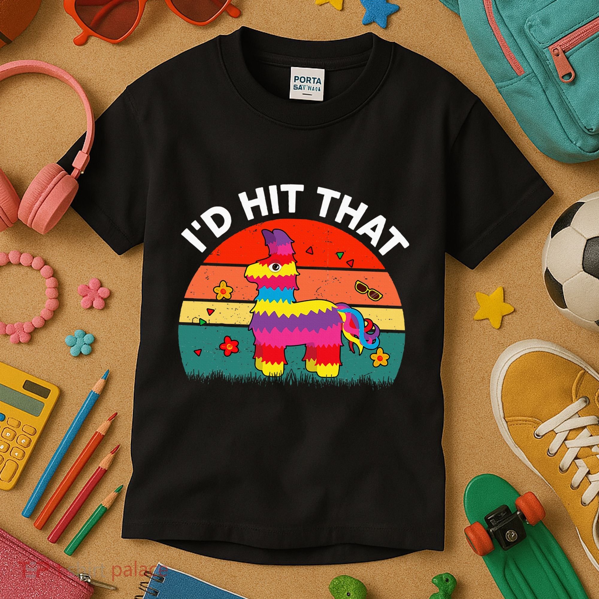 Pinata Id Hit That Cinco De Mayo Funny Mexican Kids T-Shirt
