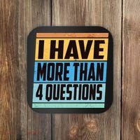 Passover I Have More Than 4 Questions Coaster thumb 0