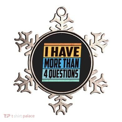 Passover I Have More Than 4 Questions Ornament