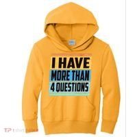 Passover I Have More Than 4 Questions Kids Hoodie thumb 0