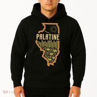 Palatine Illinois (IL) Prairie Landscape Graphic Hoodie thumb 2