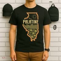 Palatine Illinois (IL) Prairie Landscape Graphic T-Shirt thumb 6