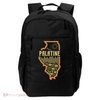 Palatine Illinois (IL) Prairie Landscape Graphic Backpack thumb 0