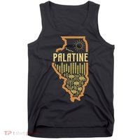 Palatine Illinois (IL) Prairie Landscape Graphic Tank Top thumb 0