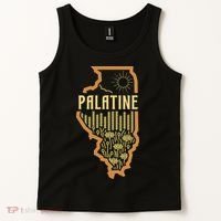 Palatine Illinois (IL) Prairie Landscape Graphic Tank Top thumb 2