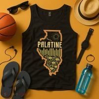 Palatine Illinois (IL) Prairie Landscape Graphic Tank Top thumb 4