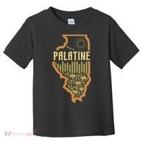 Palatine Illinois (IL) Prairie Landscape Graphic Toddler T-Shirt thumb 0