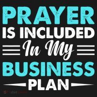 Prayer Is Included In My Business Plan Funny Boss Premium Women's Hoodie thumb 2