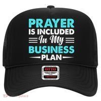 Prayer Is Included In My Business Plan Funny Boss Premium Hat thumb 0