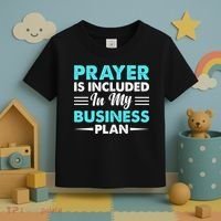 Prayer Is Included In My Business Plan Funny Boss Premium Toddler T-Shirt thumb 3