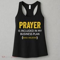 Prayer Is Included In My Business Plan - Funny Awesome Boss Women's Tank Top thumb 3