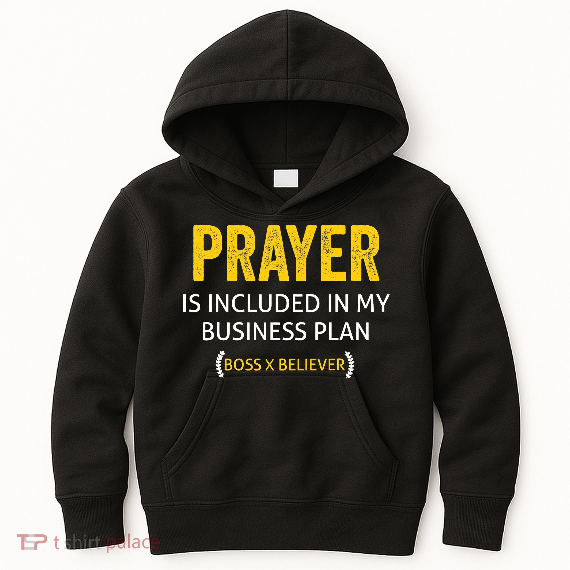 Prayer Is Included In My Business Plan - Funny Awesome Boss Kids Hoodie