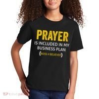 Prayer Is Included In My Business Plan - Funny Awesome Boss Kids T-Shirt thumb 2