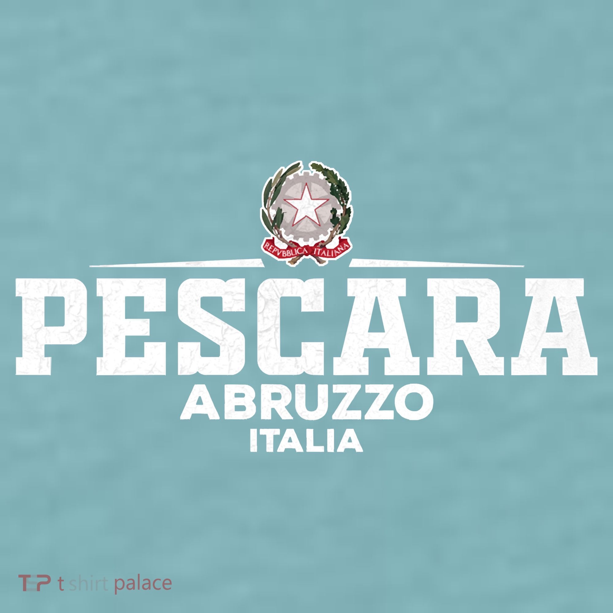 Pescara Italia Italy Sueded Cloud Jersey T-Shirt