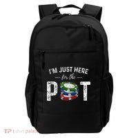 Poker I'm Just Here For The Pot Funny Backpack thumb 0