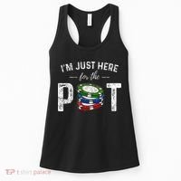 Poker I'm Just Here For The Pot Funny Women's Tank Top thumb 0