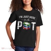 Poker I'm Just Here For The Pot Funny Kids T-Shirt thumb 2
