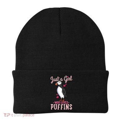 Puffin Iceland Just A Who Loves Puffins Gift Beanie