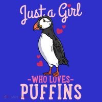 Puffin Iceland Just A Who Loves Puffins Gift Sweatshirt thumb 3