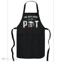 Poker IM Just Here For The Pot Funny Apron thumb 0