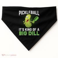 Pickleball It's Kind Of Big Dill USA-Made Doggie Bandana thumb 0