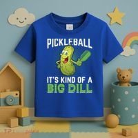 Pickleball It's Kind Of Big Dill Toddler T-Shirt thumb 3