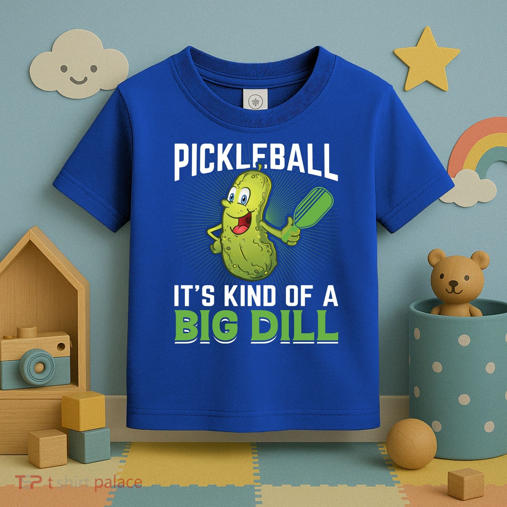 Pickleball It's Kind Of Big Dill Toddler T-Shirt