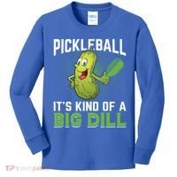 Pickleball It's Kind Of Big Dill Kids Long Sleeve Shirt thumb 0